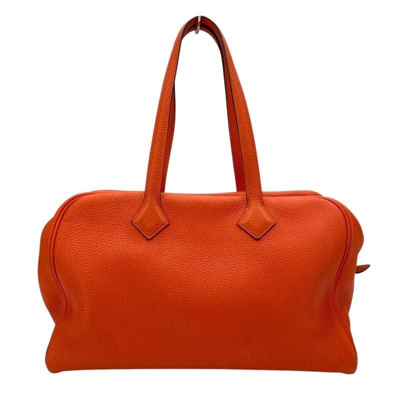 エルメス HERMES ヴィクトリア2 35 T刻 オレンジポピー SV金具 フルートゥ/トリヨン レディース ハンドバッグ