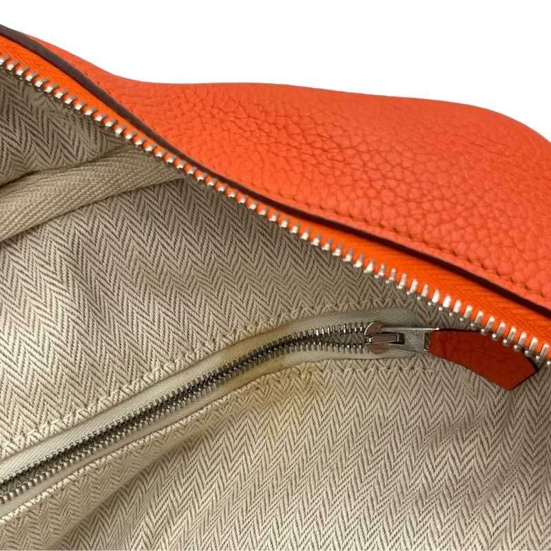 エルメス HERMES ヴィクトリア2 35 T刻 オレンジポピー SV金具 フルートゥ/トリヨン レディース ハンドバッグ
