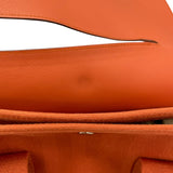 エルメス HERMES ヴァルパラインMM オレンジ SV金具 トワル ユニセックス トートバッグ