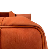 エルメス HERMES ヴァルパラインMM オレンジ SV金具 トワル ユニセックス トートバッグ