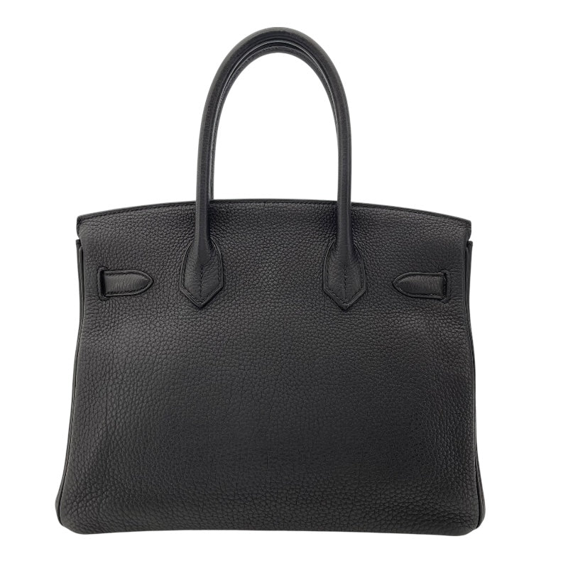 エルメス HERMES バーキン30 D刻 ブラック GD金具 トゴ レディース ハンドバッグ
