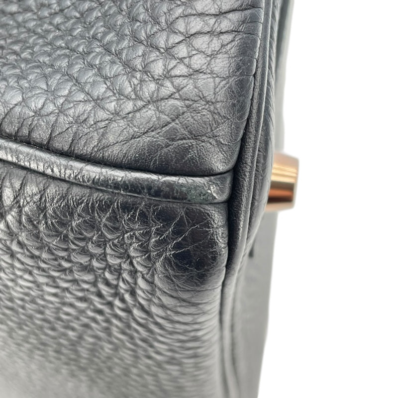 エルメス HERMES バーキン30 D刻 ブラック GD金具 トゴ レディース ハンドバッグ