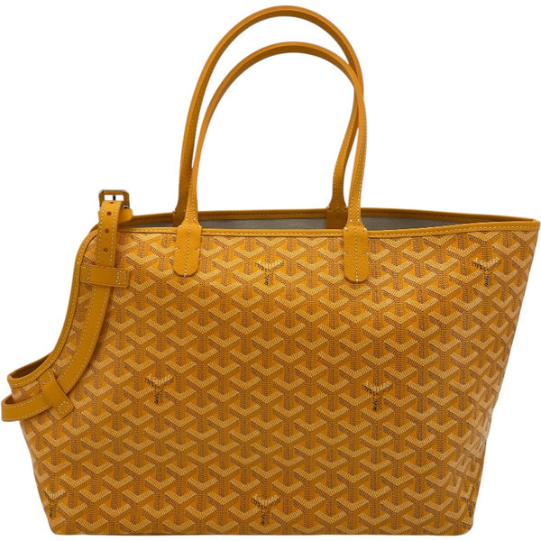 ゴヤール GOYARD シアン・グリ イエロー ゴヤールディンキャンバス レディース トートバッグ