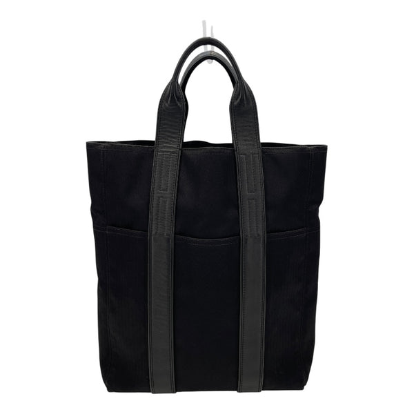 エルメス HERMES アカプルコカバスMM ブラック SV金具 トワル レディース トートバッグ