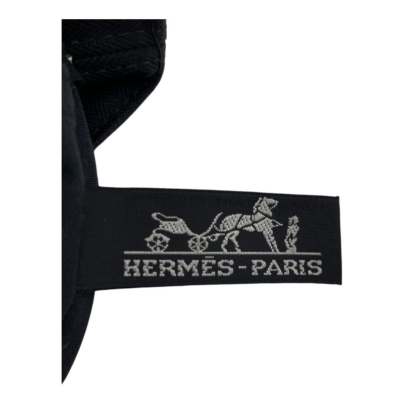 エルメス HERMES アカプルコカバスMM ブラック SV金具 トワル レディース トートバッグ