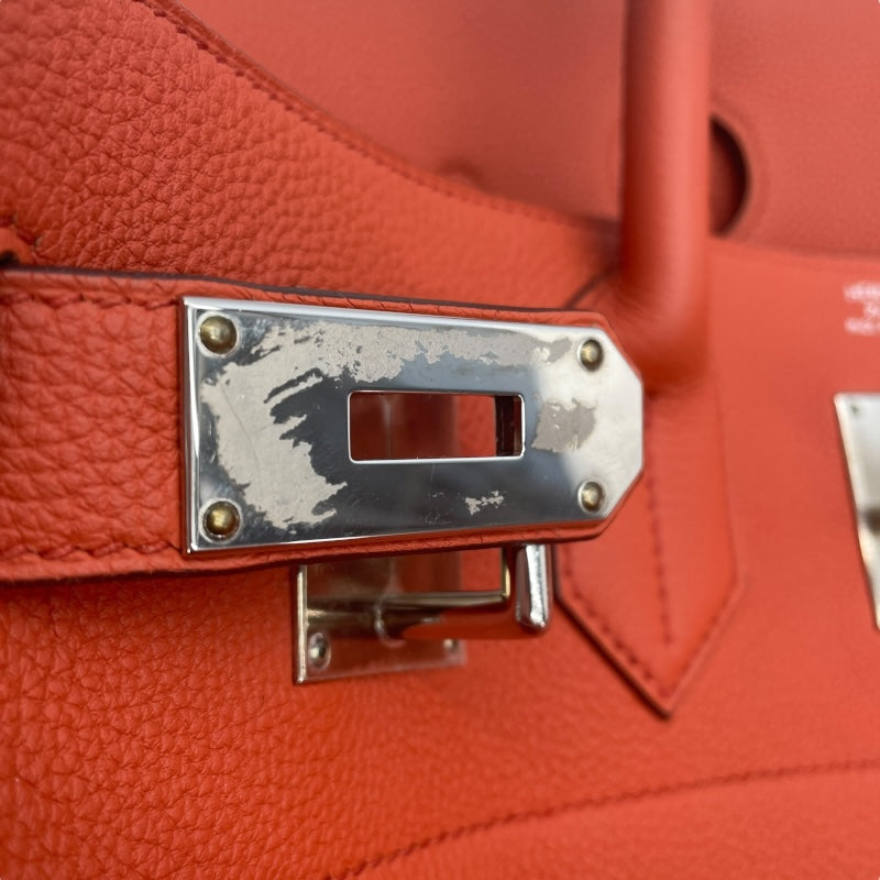 エルメス HERMES オータクロア40 X HA 004 テールバテュー/SV金具 トゴ レディース ハンドバッグ