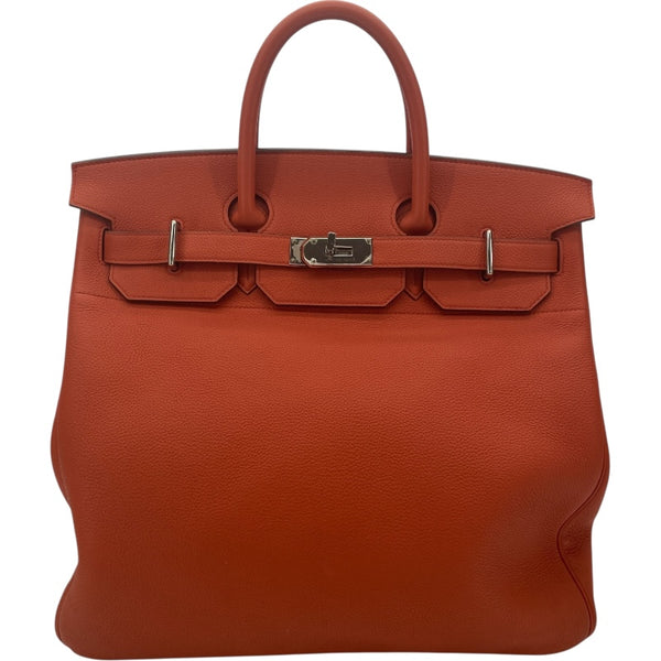 エルメス HERMES オータクロア40 X HA 004 テールバテュー/SV金具 トゴ レディース ハンドバッグ