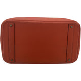 エルメス HERMES オータクロア40 X HA 004 テールバテュー/SV金具 トゴ レディース ハンドバッグ