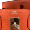 エルメス HERMES オータクロア40 X刻印 テールバテュー/SV金具 トゴ レディース ハンドバッグ