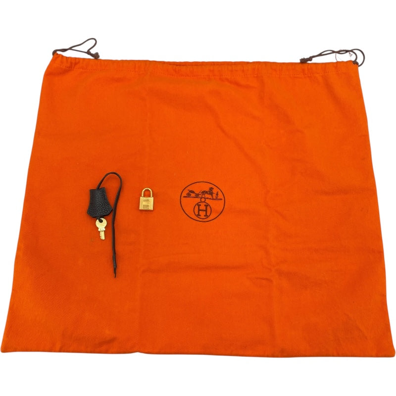 エルメス HERMES バーキン35 □H刻 ブラック　GD金具 トゴ レディース ハンドバッグ