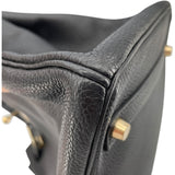 エルメス HERMES バーキン35 □H刻 ブラック　GD金具 トゴ レディース ハンドバッグ