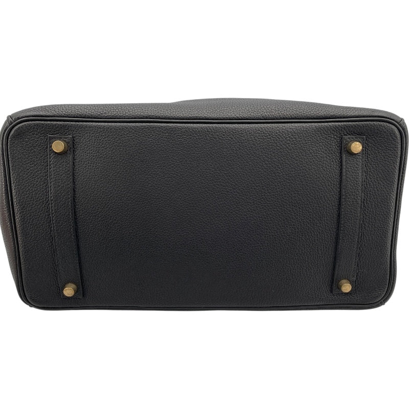 エルメス HERMES バーキン35 □H刻 ブラック　GD金具 トゴ レディース ハンドバッグ