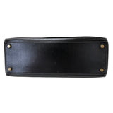 エルメス HERMES ケリー32 内縫い 〇S刻印 ブラック ゴールド金具 ボックスカーフ レディース ショルダーバッグ