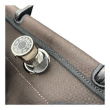 エルメス HERMES エールバッグジップPM Z刻 ダークブラウン SV金具 トワル/レザー レディース ハンドバッグ