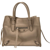 バレンシアガ BALENCIAGA ペーパーミニ 357333 ベージュ レザー レディース ショルダーバッグ