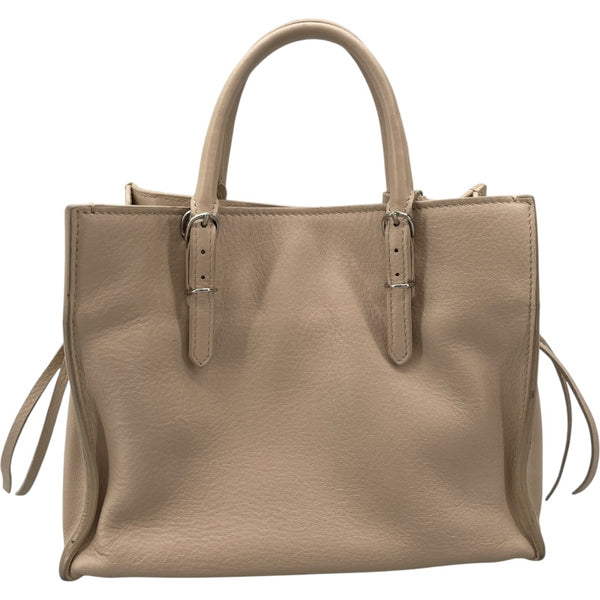 バレンシアガ BALENCIAGA ペーパーミニ 357333 ベージュ レザー レディース ショルダーバッグ