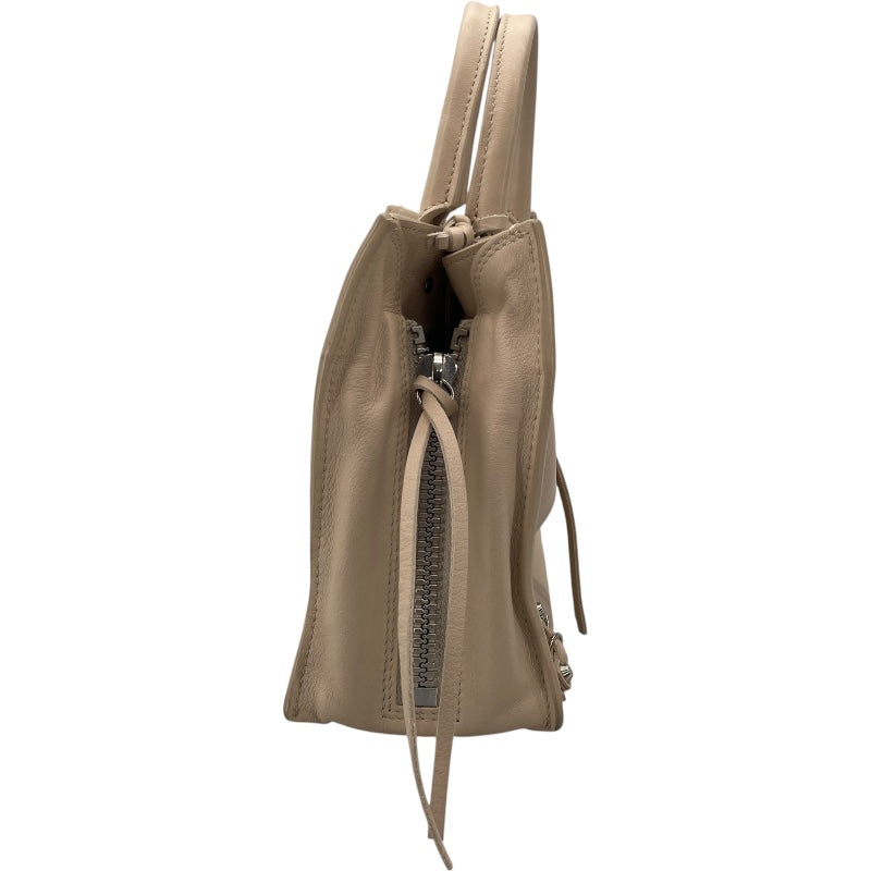 バレンシアガ BALENCIAGA ペーパーミニ 357333 ベージュ レザー レディース ショルダーバッグ