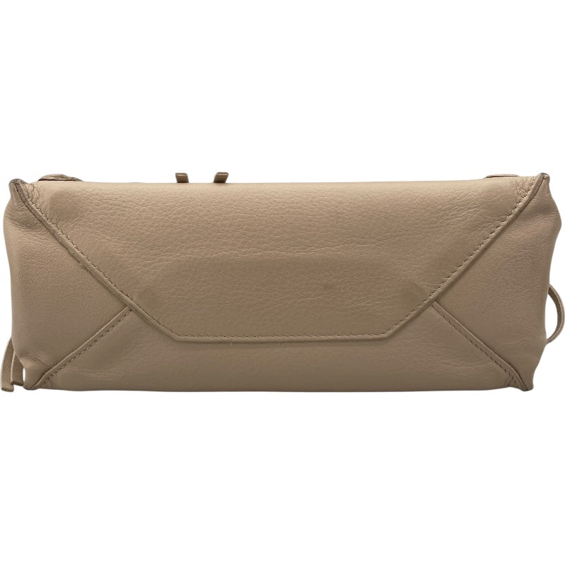 バレンシアガ BALENCIAGA ペーパーミニ 357333 ベージュ レザー レディース ショルダーバッグ