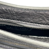 バレンシアガ BALENCIAGA ネオカゴールXS 700940 シルバー レザー レディース ハンドバッグ