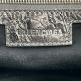 バレンシアガ BALENCIAGA ネオカゴールXS 700940 シルバー レザー レディース ハンドバッグ
