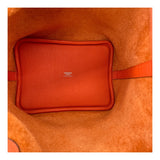 エルメス HERMES ピコタンロックPM Y刻 オレンジ SV金具 トリヨン レディース ハンドバッグ