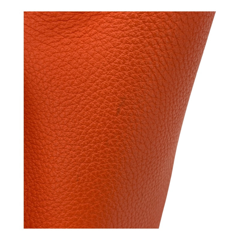 エルメス HERMES ピコタンロックPM Y刻 オレンジ SV金具 トリヨン レディース ハンドバッグ