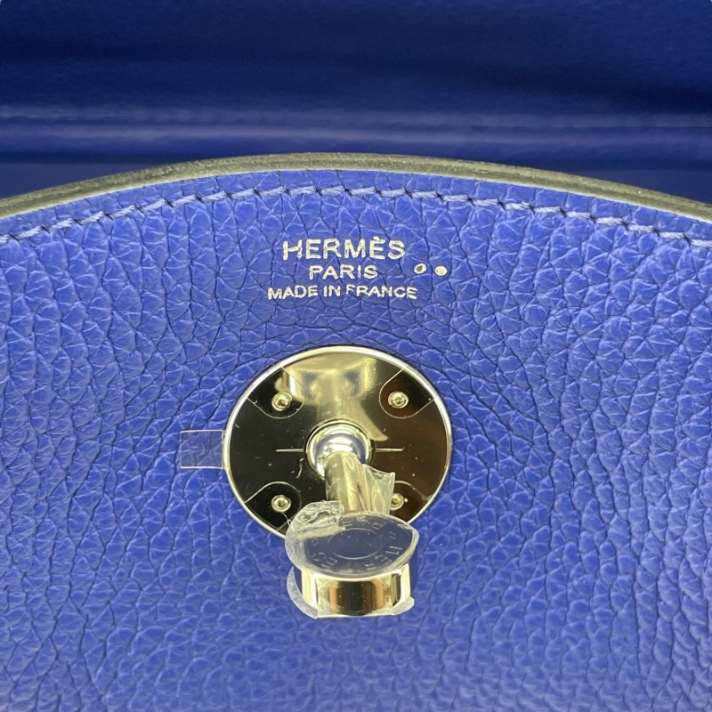 エルメス HERMES リンディ26 タッチ C刻 ブルーエクレトリック SV金具 トリヨン/ニロティカス レディース ショルダーバッグ