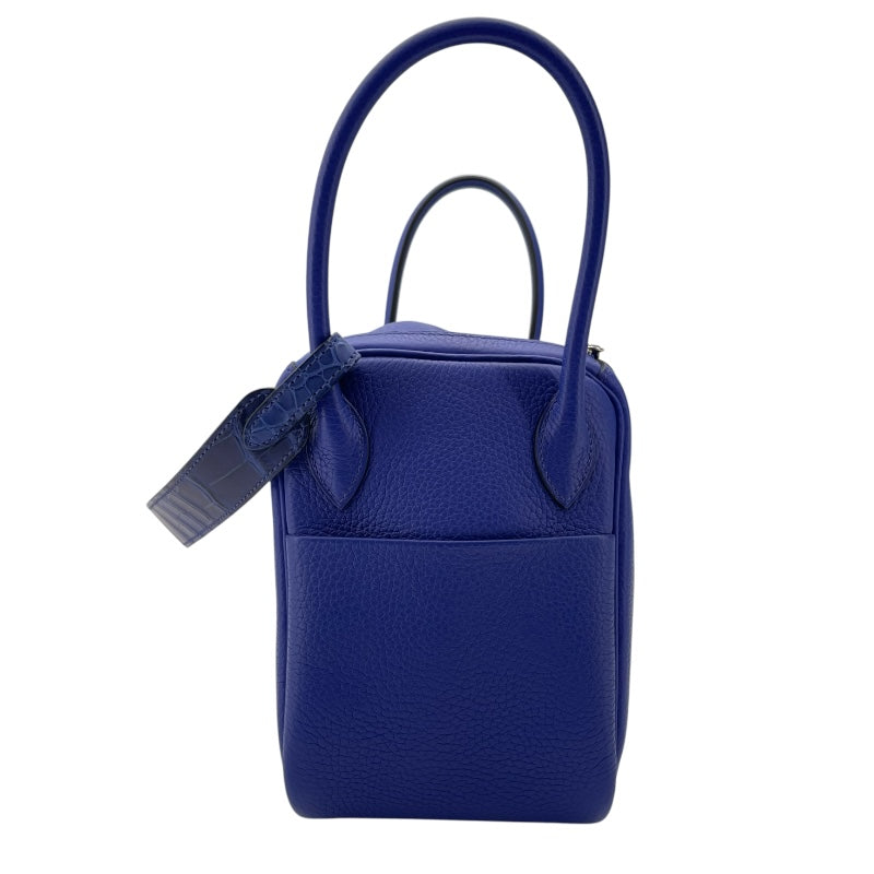 エルメス HERMES リンディ26 タッチ C刻 ブルーエクレトリック SV金具 トリヨン/ニロティカス レディース ショルダーバッグ