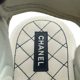 シャネル CHANEL ラバーロゴマトラッセスポーツサンダル G37231 ホワイト レザー レディース サンダル
