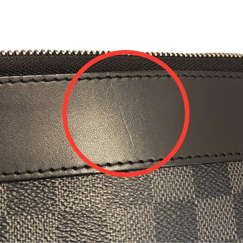 ルイ・ヴィトン LOUIS VUITTON ミックPM N40003 ブラック ダミエ・グラフィット メンズ ショルダーバッグ
