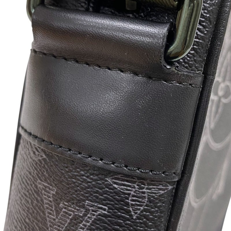 ルイ・ヴィトン LOUIS VUITTON ダヌーブPM ヴィヴィエンヌ M43677 モノグラム・エクリプス メンズ ショルダーバッグ