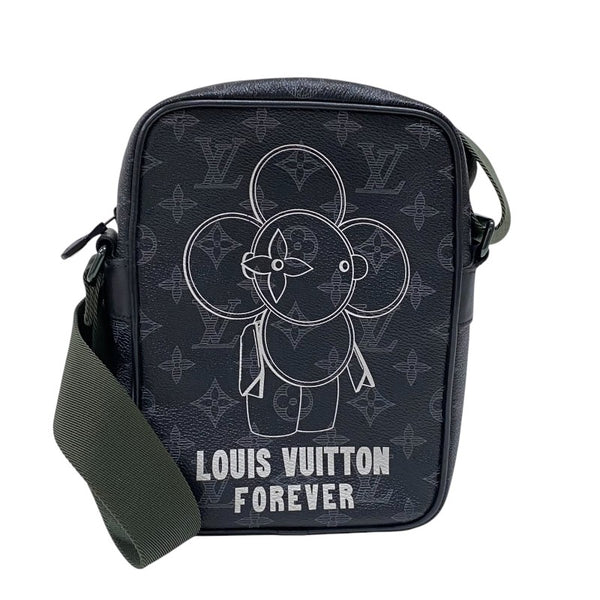 ルイ・ヴィトン LOUIS VUITTON ダヌーブPM ヴィヴィエンヌ M43677 モノグラム・エクリプス メンズ ショルダーバッグ