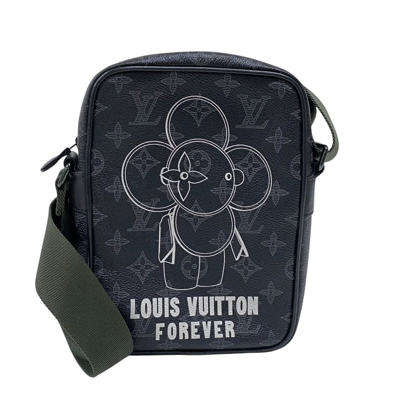ルイ・ヴィトン LOUIS VUITTON ダヌーブPM ヴィヴィエンヌ M43677 モノグラム・エクリプス メンズ ショルダーバッグ