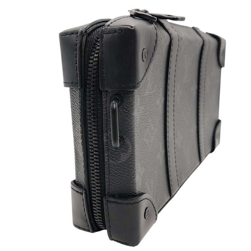 ルイ・ヴィトン LOUIS VUITTON ソフトトランクウォレット 財布 ショルダーバッグ M69838 ブラック モノグラム・エクリプス メンズ ショルダーバッグ