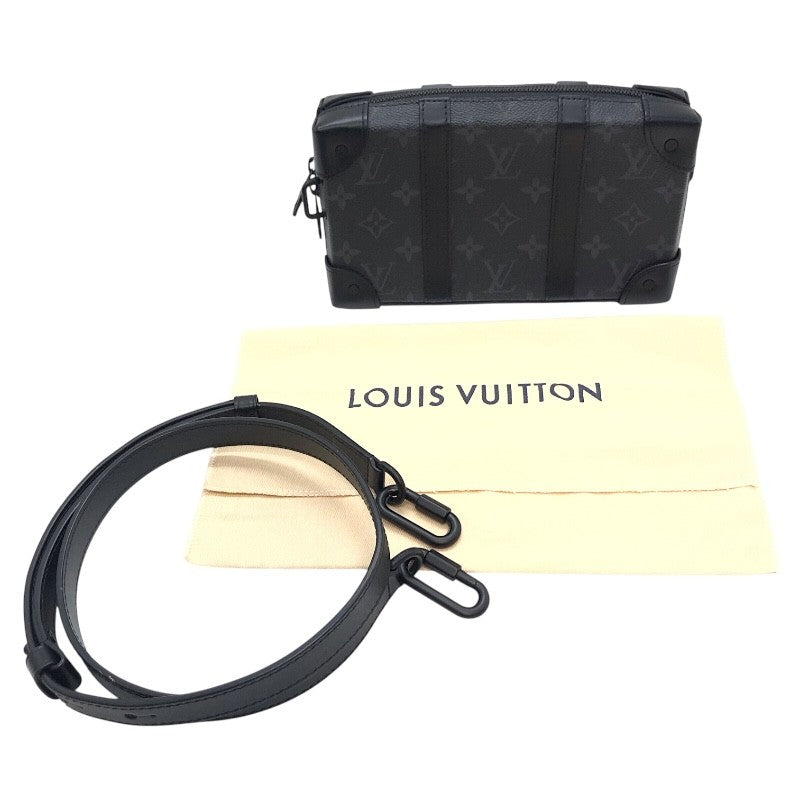 ルイ・ヴィトン LOUIS VUITTON ソフトトランクウォレット 財布 ショルダーバッグ M69838 ブラック モノグラム・エクリプス メンズ ショルダーバッグ