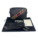 フェンディ FENDI カメラケース ミディアム 7M0286 ブラック シルバー金具 レザー メンズ ショルダーバッグ