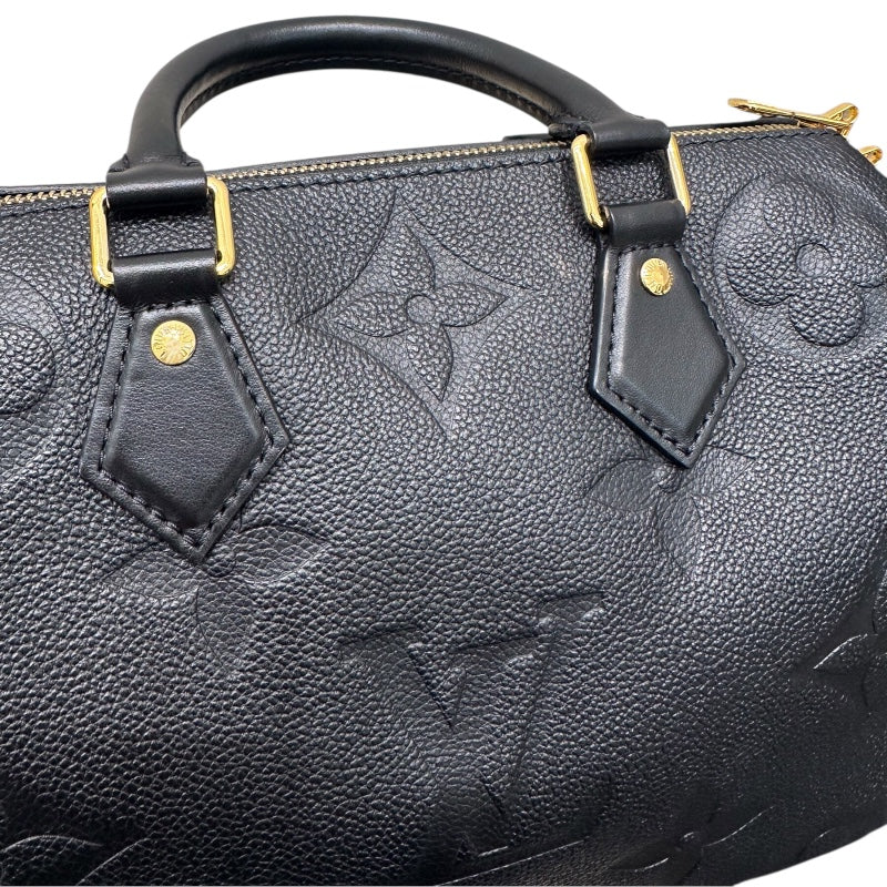 ルイ・ヴィトン LOUIS VUITTON スピーディバンドリエール25 M58951 ブラック レザー　 レディース ハンドバッグ