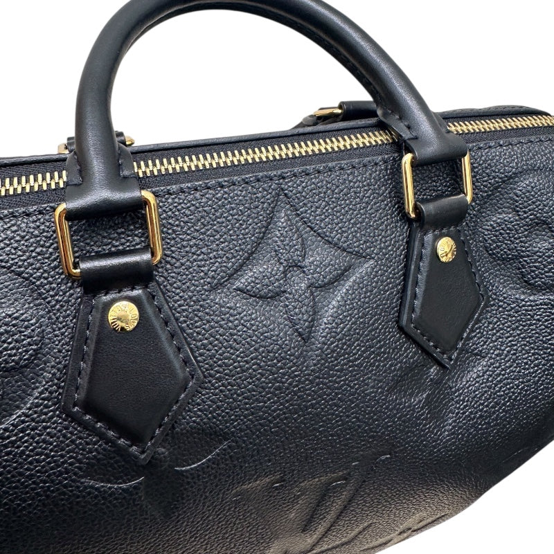 ルイ・ヴィトン LOUIS VUITTON スピーディバンドリエール25 M58951 ブラック レザー　 レディース ハンドバッグ