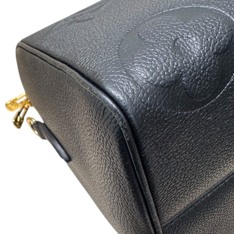 ルイ・ヴィトン LOUIS VUITTON スピーディバンドリエール25 M58951 ブラック レザー　 レディース ハンドバッグ