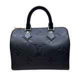 ルイ・ヴィトン LOUIS VUITTON スピーディバンドリエール25 M58951 ブラック レザー　 レディース ハンドバッグ