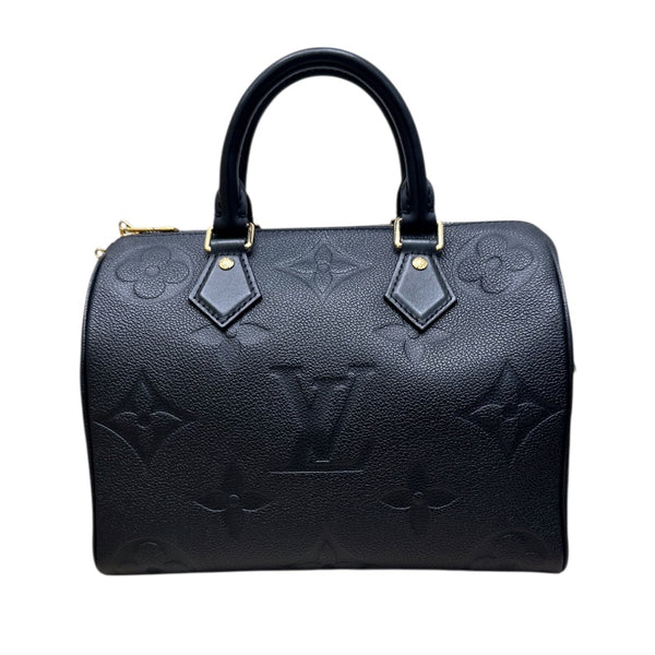 ルイ・ヴィトン LOUIS VUITTON スピーディバンドリエール25 M58951 ブラック レザー　 レディース ハンドバッグ