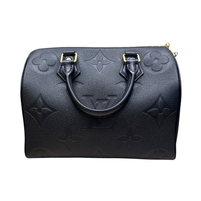 ルイ・ヴィトン LOUIS VUITTON スピーディバンドリエール25 M58951 ブラック レザー　 レディース ハンドバッグ