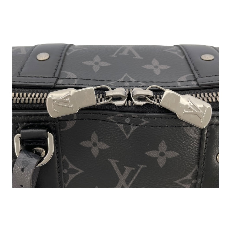 ルイ・ヴィトン LOUIS VUITTON シティ・キーポル M45936 ブラック モノグラム・エクリプス キャンバス メンズ ショルダーバッグ