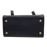 サンローラン SAINT LAURENT ミューズトゥ MUSE TWO 368229 ブラック×GD金具 レザー レディース ハンドバッグ