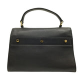 サンローラン SAINT LAURENT ミューズトゥ MUSE TWO 368229 ブラック×GD金具 レザー レディース ハンドバッグ