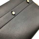 サンローラン SAINT LAURENT ミューズトゥ MUSE TWO 368229 ブラック×GD金具 レザー レディース ハンドバッグ