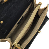 サンローラン SAINT LAURENT ミューズトゥ MUSE TWO 368229 ブラック×GD金具 レザー レディース ハンドバッグ