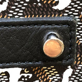 ゴヤール GOYARD サックヴォルテール ブラック ゴーヤルデインキャンバス ユニセックス トートバッグ