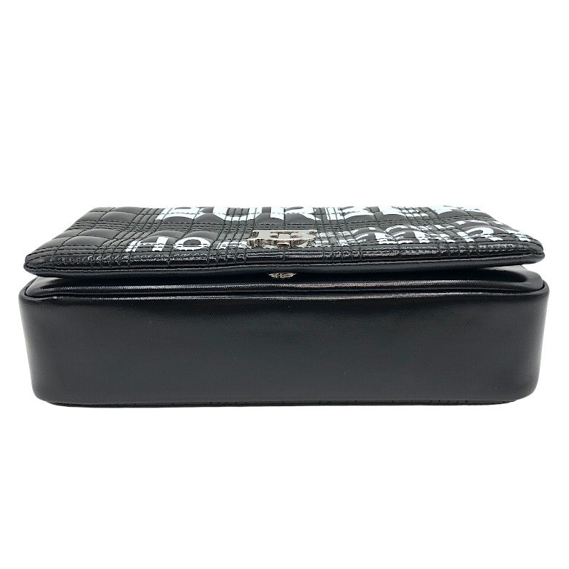 バーバリー BURBERRY ホースフェリープリント キルティングバッグ ブラック×SV金具 PVC レディース ショルダーバッグ