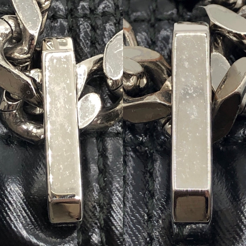 バーバリー BURBERRY ホースフェリープリント キルティングバッグ ブラック×SV金具 PVC レディース ショルダーバッグ